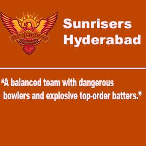 Sunrisers Cricket Team